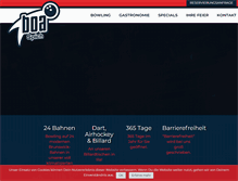 Tablet Screenshot of bowling-arena-spich.de